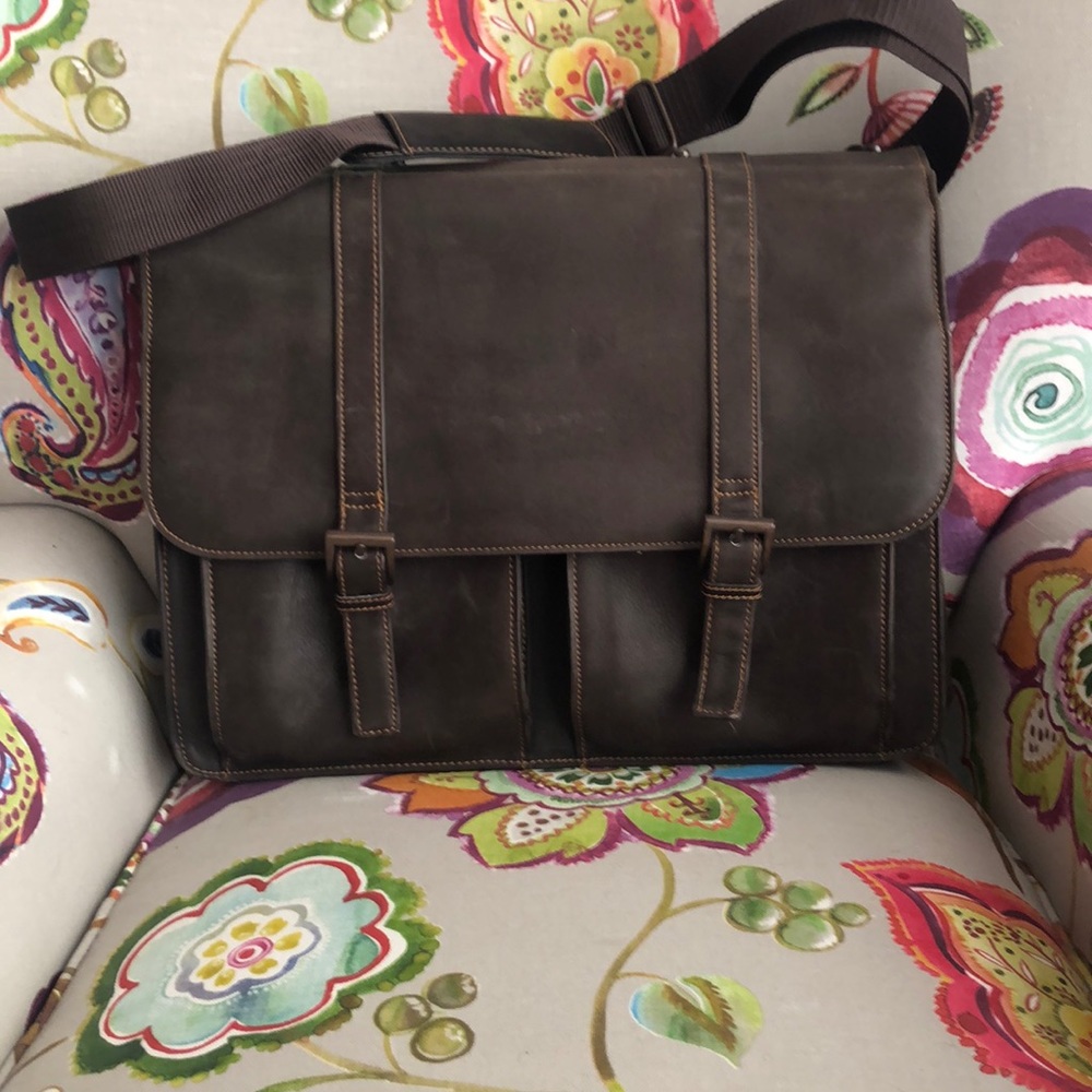 NWOT Wilson Leather Laptop/Briefcase
